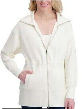 Converse Zip-Front Long Hoodie Jacket